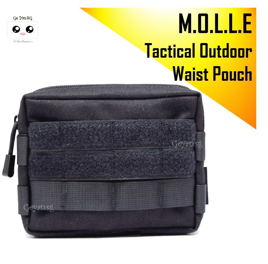 Waist belt side bag clearance
