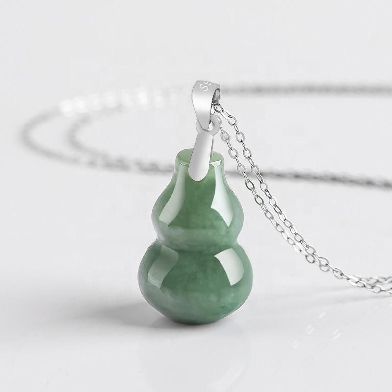 Dainty jade clearance necklace