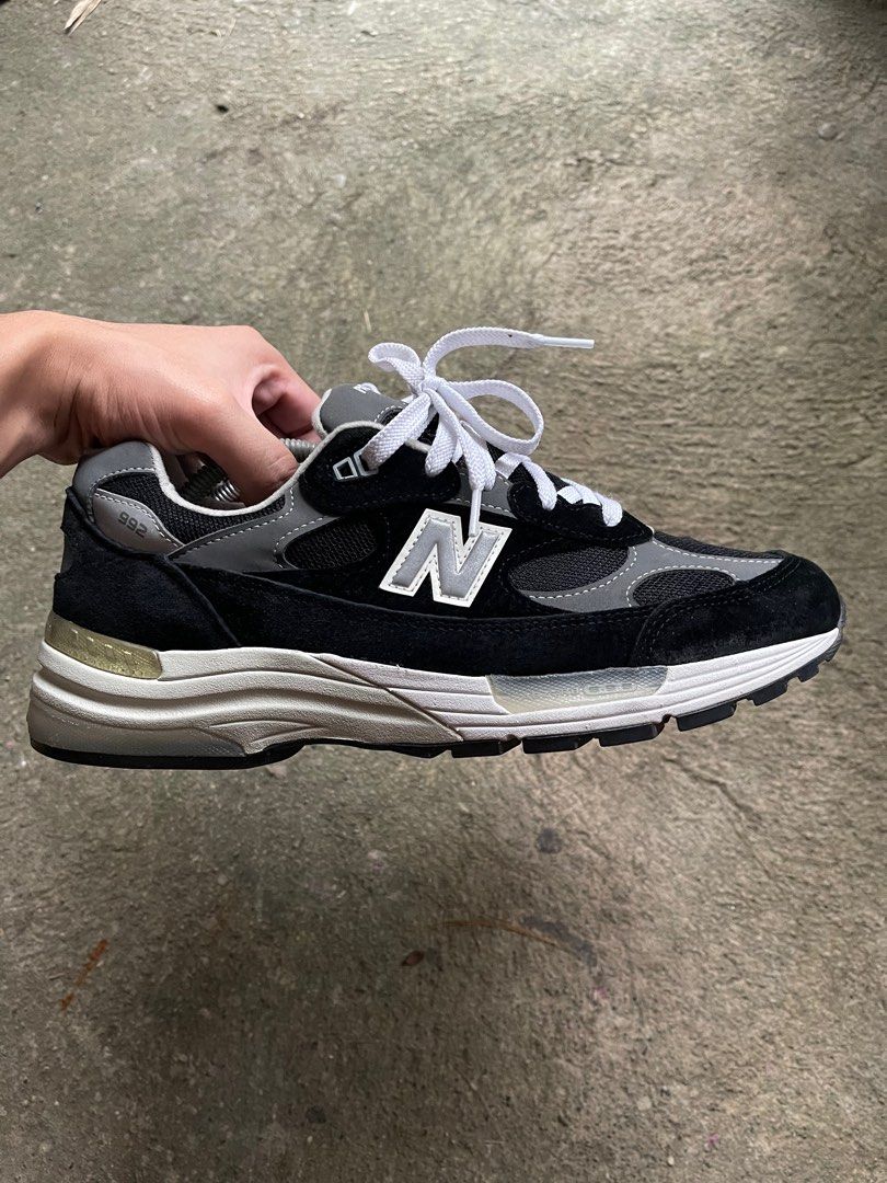 New Balance 992 Black Men s Fashion Footwear Sneakers on Carousell