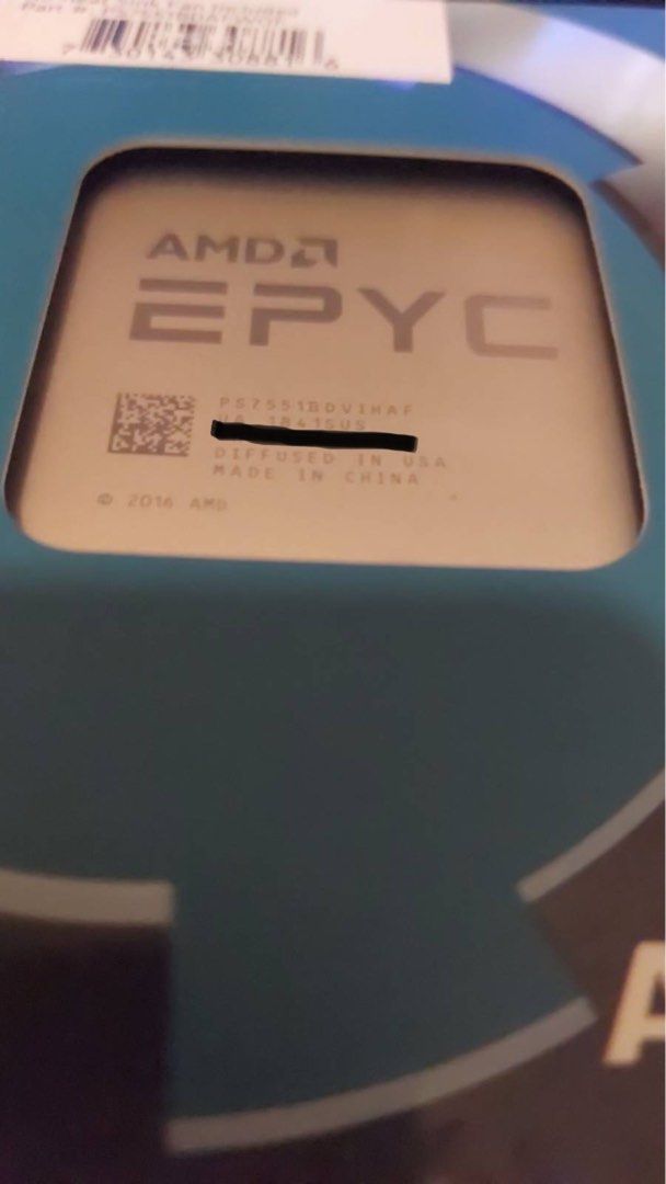New EPYC 7551 server CPU Naples 7001 sp3 服務器 dual 雙開 無鎖 處理器 no lock ...