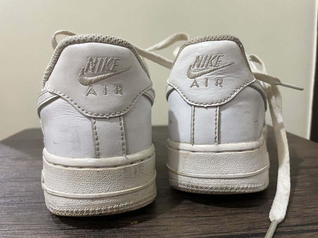 NIKE AIRFORCEONE LOWCUT TRIPLE WHITE - PRELOVED on Carousell