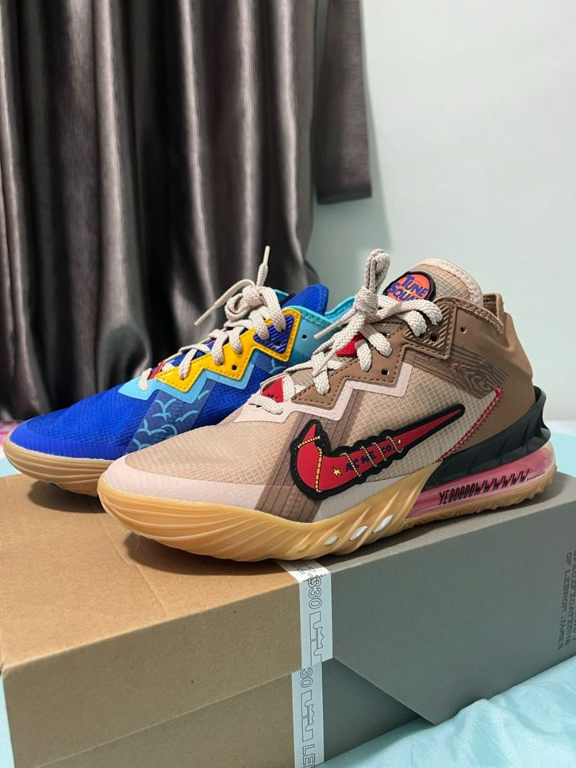 Nike Lebron 18 Low Wile E vs Roadrunner Space Jam Size US8