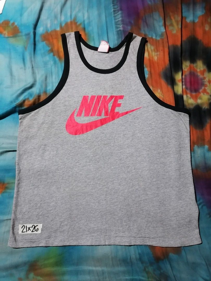 Nike Tank Top Red tag Men s Fashion Activewear on Carousell