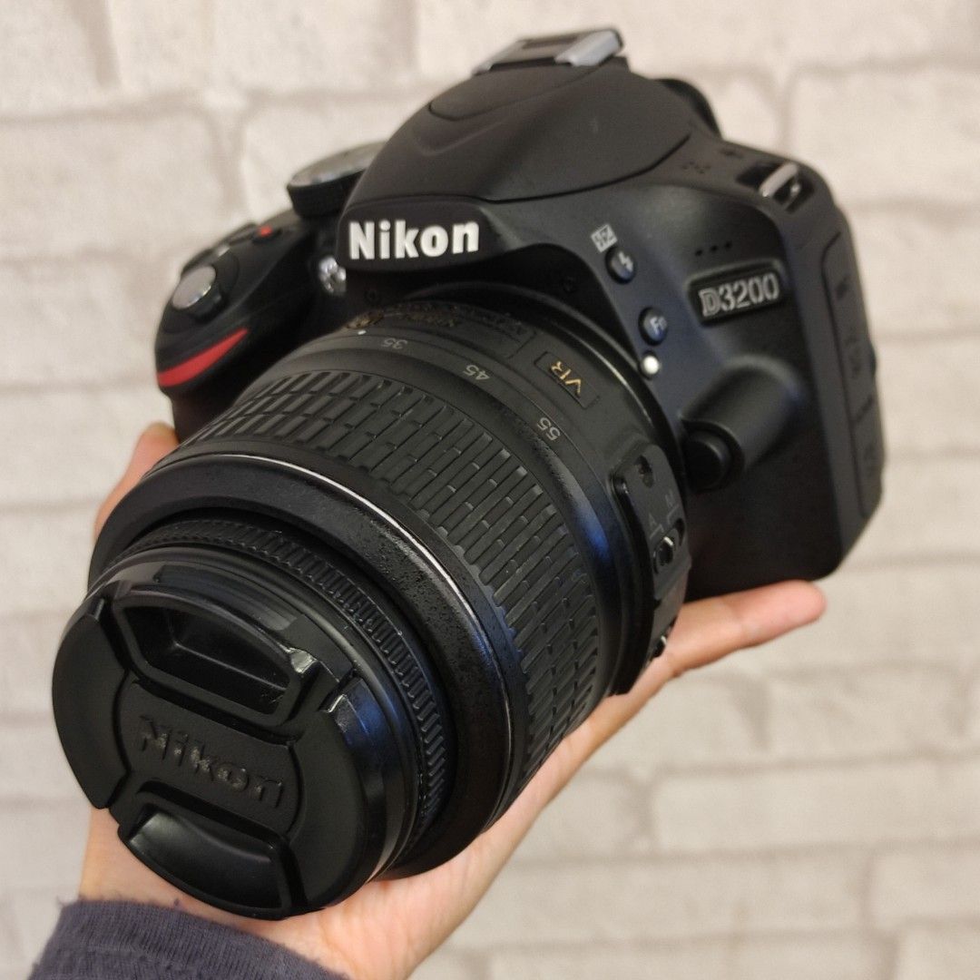 NIKON D3200 18-55MM, Photography, Cameras on Carousell