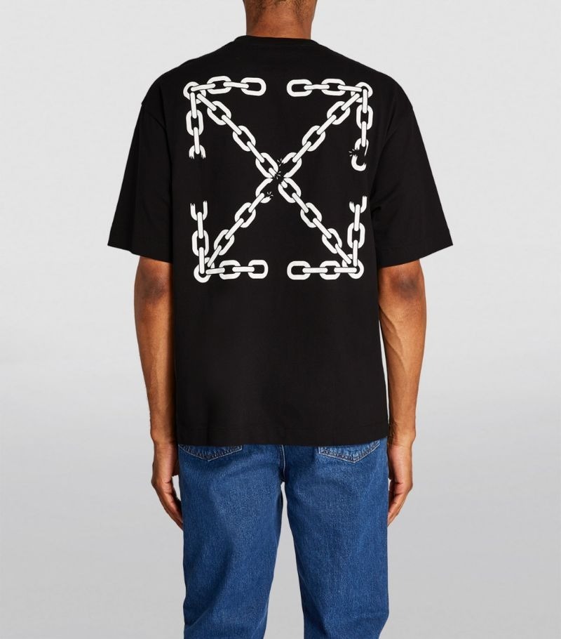 Off White Chain Arrow Skat Tee XXS M Men s Fashion Tops Sets