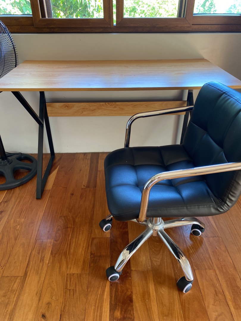 Office table and chair, Furniture & Home Living, Office Furniture