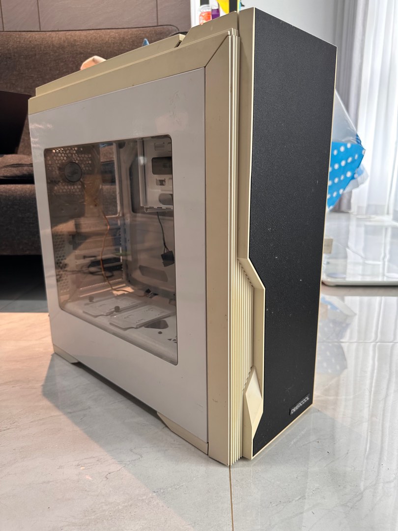 Old deep cool white PC case, Computers & Tech, Desktops on Carousell