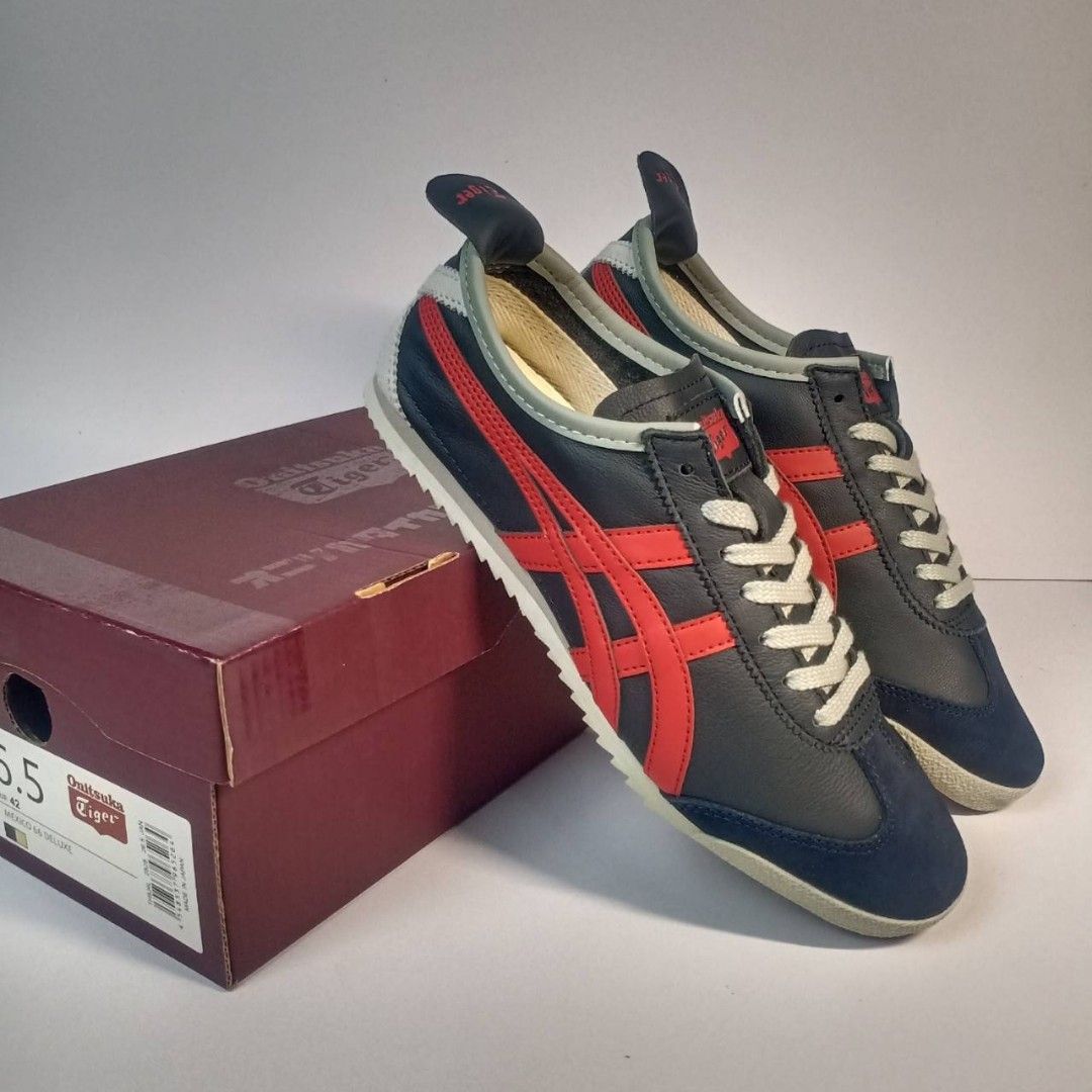onitsuka tiger navy red