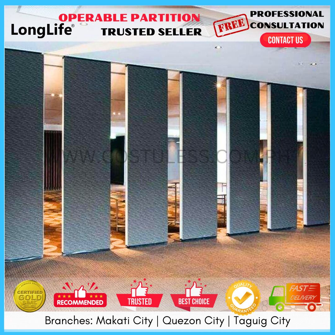 OPERABLE PARTITION, Acoustic Partitions, Accordion Door, Office