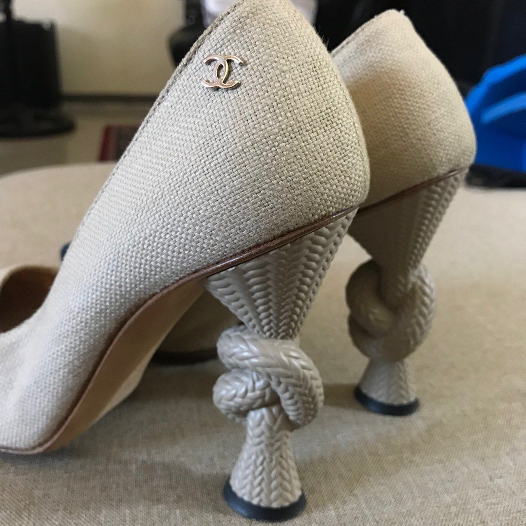 Chanel knot heels outlet