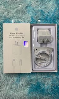 Original✔️ iPhone charger 20Watts adapter and type c cable fast charging