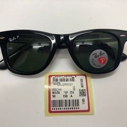 Original Ray Ban Wayfarer ITALY ORB2140 901 50 size 50mm