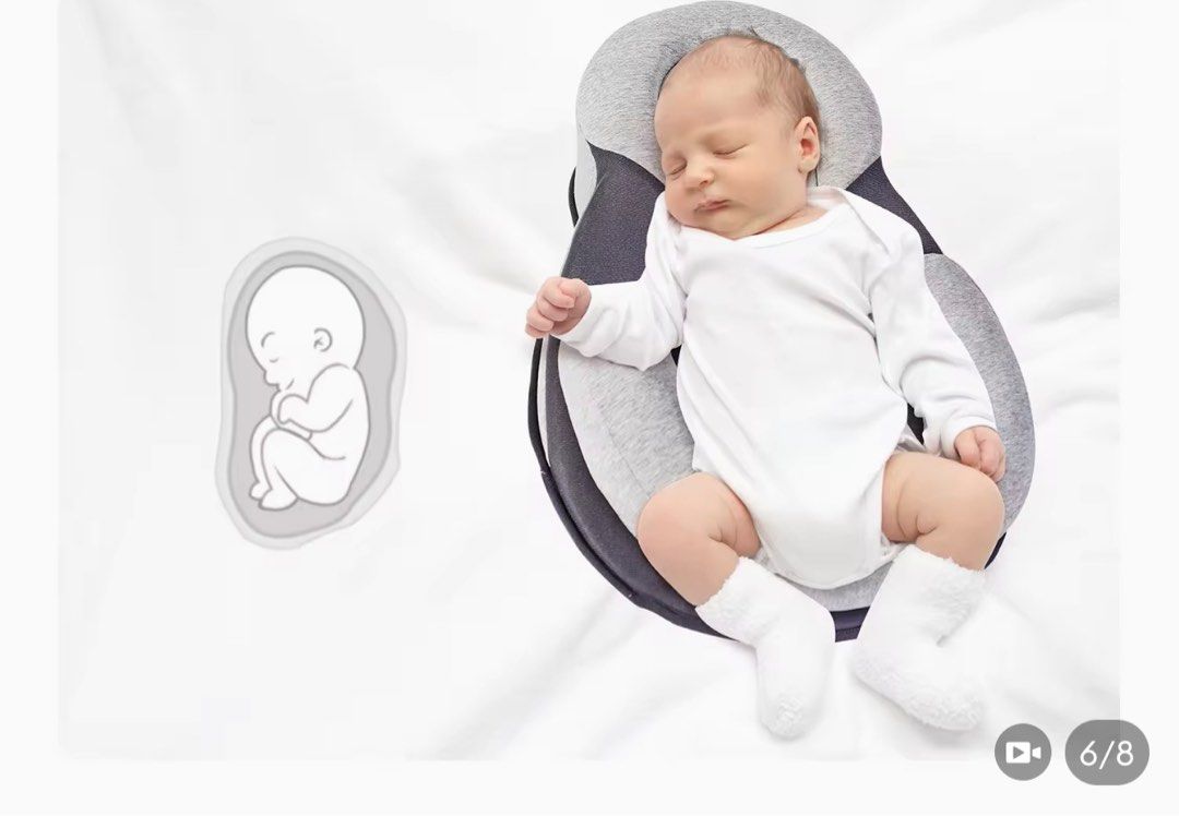 Orzbow Portable Baby Bed Stereotype Infant Crib Folding Travel Cot Anti