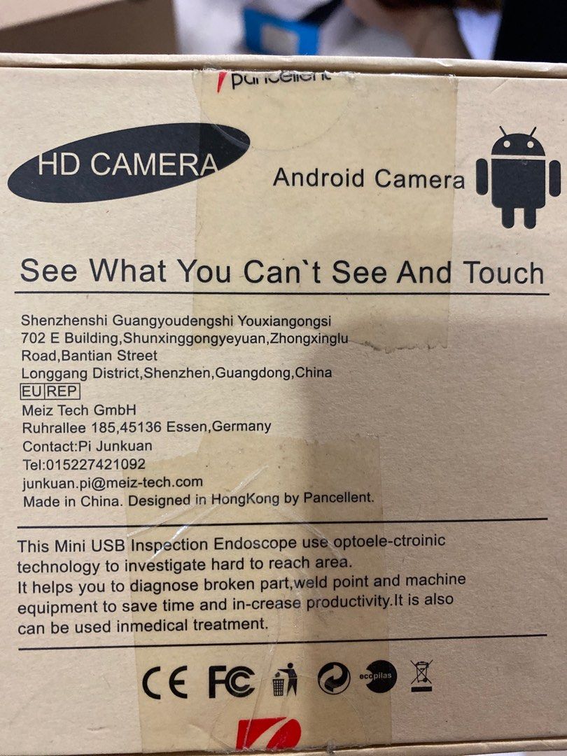 Pancellent endoscope for Android, Mobile Phones & Gadgets, Mobile