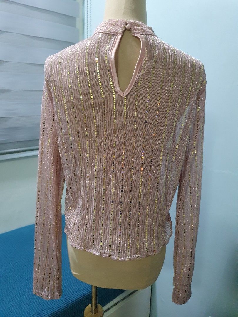 Party Mesh Top up to XL (Category: Longsleeves) located in Marikina City. Submitted by KanamiFinds (Listing ID 1238419841, Image 3). Description: Super Sale na! Party top long sleeves Up to size XL stretchy Shein Brand Brand new.