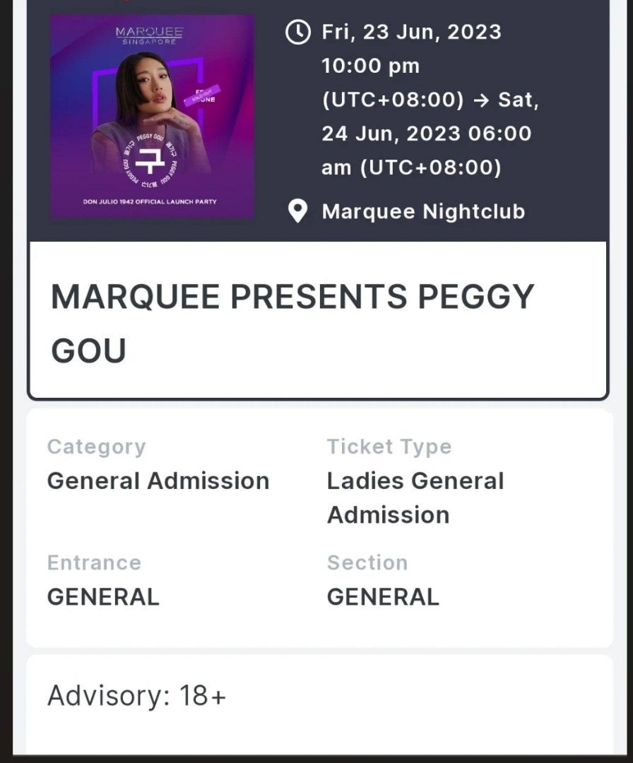 Marquee presents Don Julio 1942 Official Launch with Peggy Gou: After-party