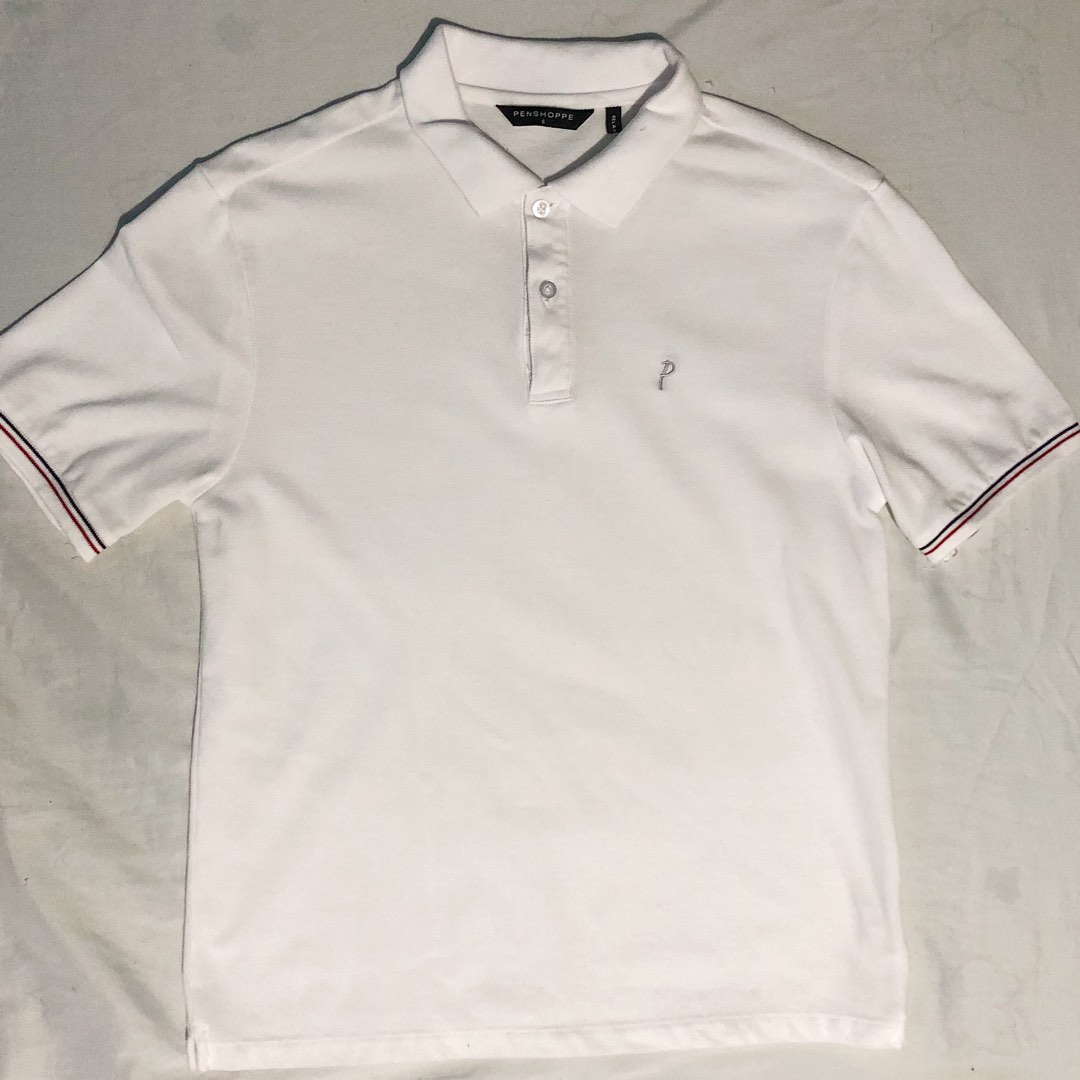 Penshoppe white new arrivals polo shirt