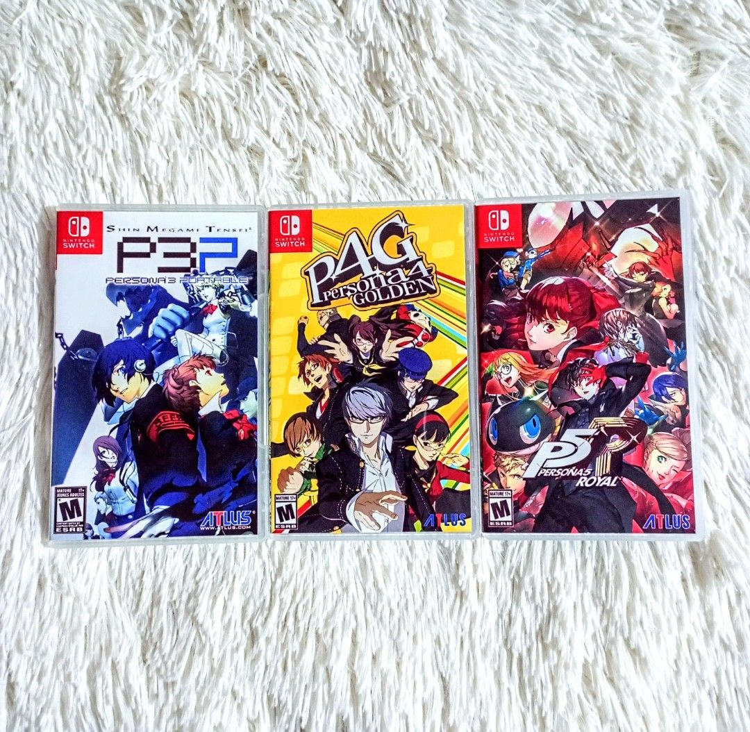 Persona 3/4/5 Custom Switch Cover Arts with Case (Category: Nintendo) located in Marikina City. Submitted by gamerch. (Listing ID 1238292790, Image 1). Description: For Sale Custom Switch Cover Art with Case CASE AND FRONT PRINT COVER ART ONLY, NO GAME CARD INCLUDED Price: 225/each, 600 bundle of 3 Location: Marikina MOP: GCash/Bank Transfer/Cash MOD: Lalamove/Grab, LBC (COD/COP ✅), Gogo Express (COD ✅), Meet-up Riverbanks Mall Only • Persona 3 P