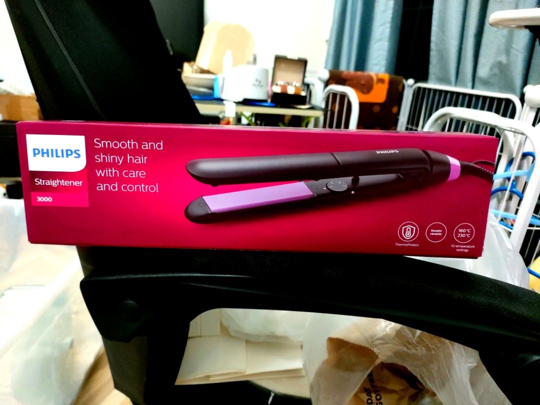 Philips hair straightener clearance with temperature control