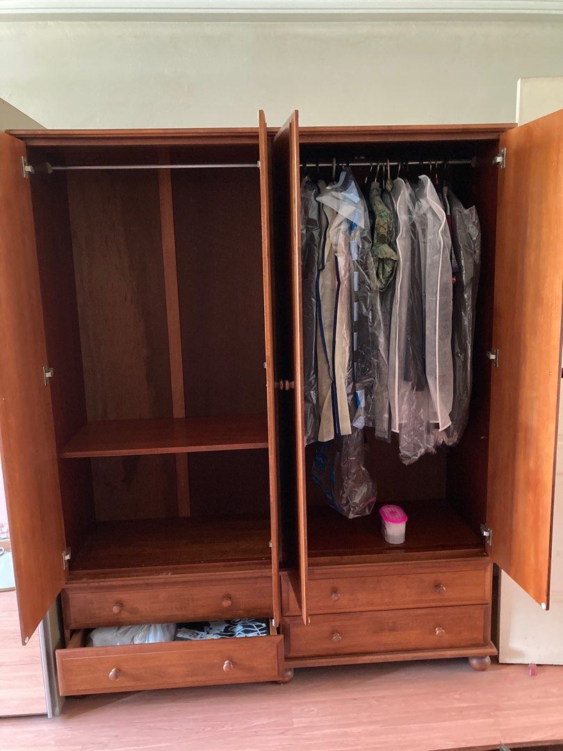 Picket & Rail Cherry Wardrobe, Furniture & Home Living, Furniture