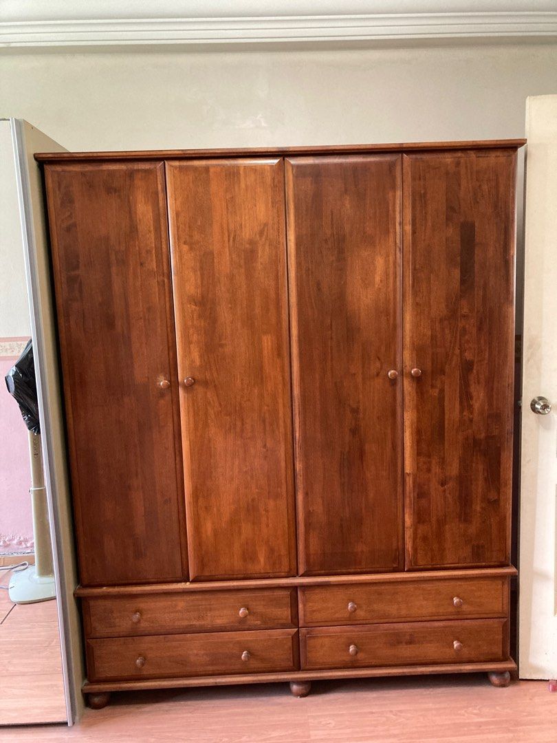 Picket & Rail Cherry Wardrobe, Furniture & Home Living, Furniture