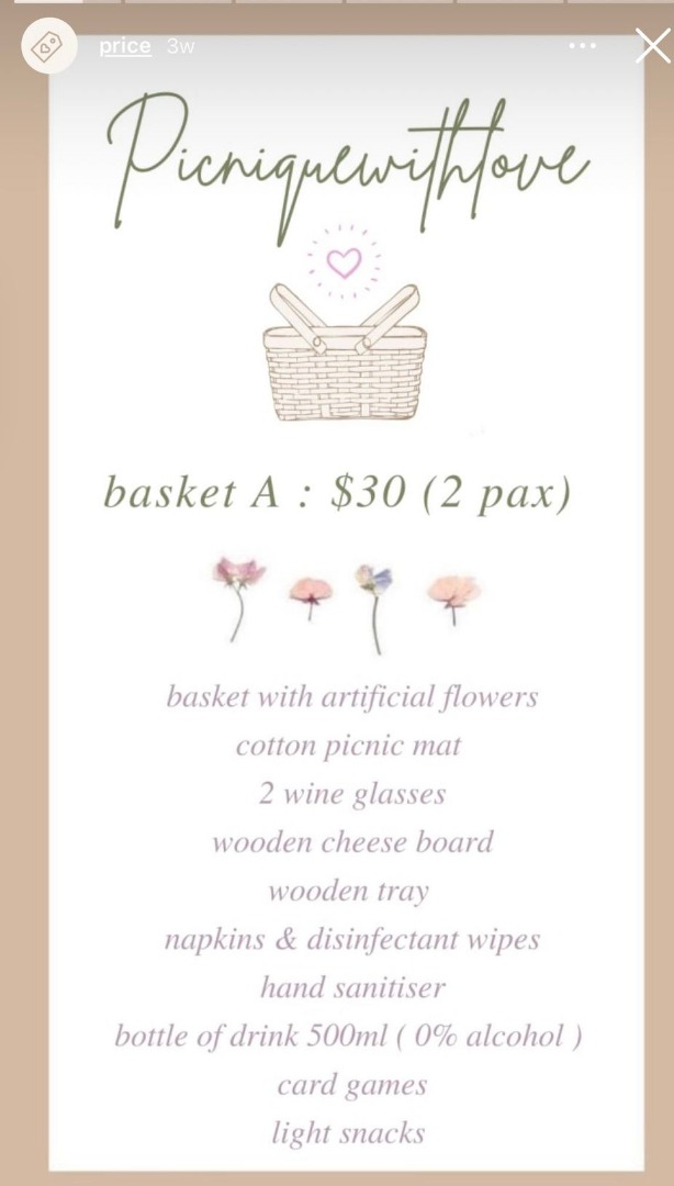 Picnic basket rentals, Lifestyle Services, Event & Party Services on