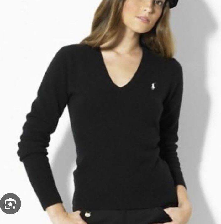 Ralph lauren long sleeve v neck Clearance