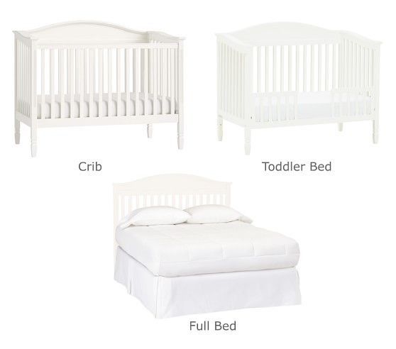 Pottery Barn Kids Madison 3 in 1 Convertible Crib Toddler Bed