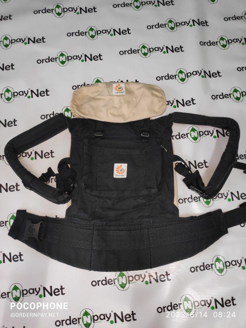 Preloved Authentic Ergobaby Original Black Camel Babies Kids