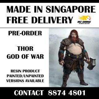 Thor - God Of War Ragnarok Garage Kit Figure Collectible Statue
