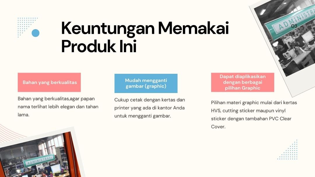 PROMO Papan Nama Ruangan Kantor, Harga Terbaik dan Termurah, WA: 0815