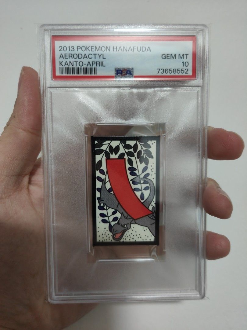 PSA 10 Pokemon Hanafuda Aerodactyl Kanto April, Hobbies & Toys, Toys ...