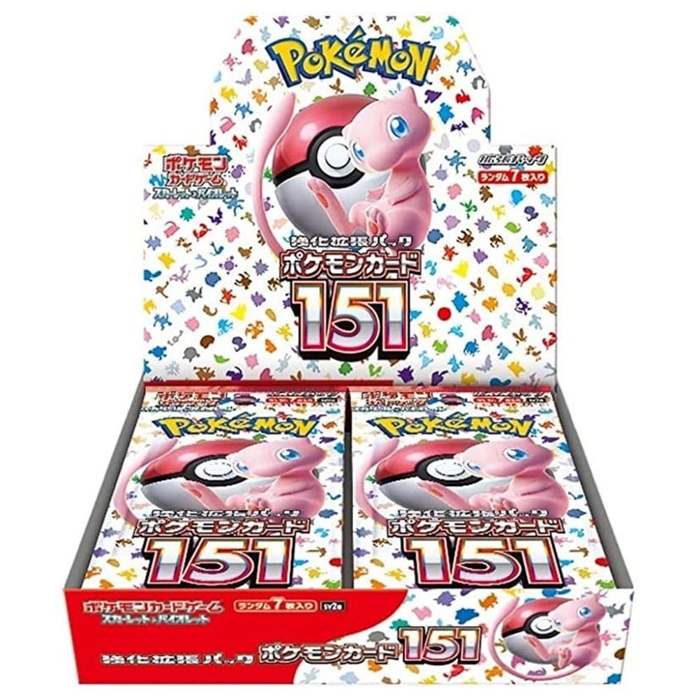 PTCG SV2A Pokémon 151 日版原盒寵物小精靈寶可夢現貨Japanese Version