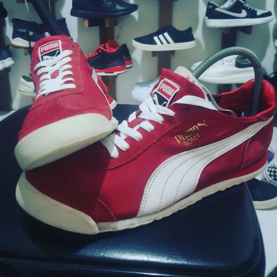 PUMA WhirlWind Classic Red/white Size 43 insole 280, Fesyen Pria