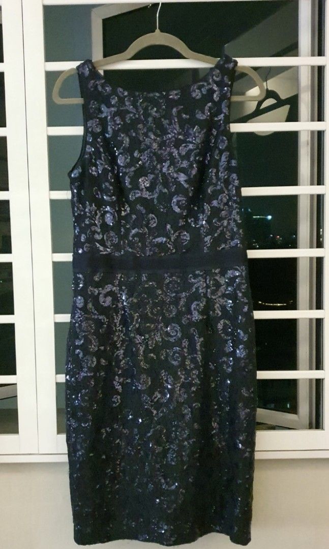 Ralph lauren navy discount blue evening gown