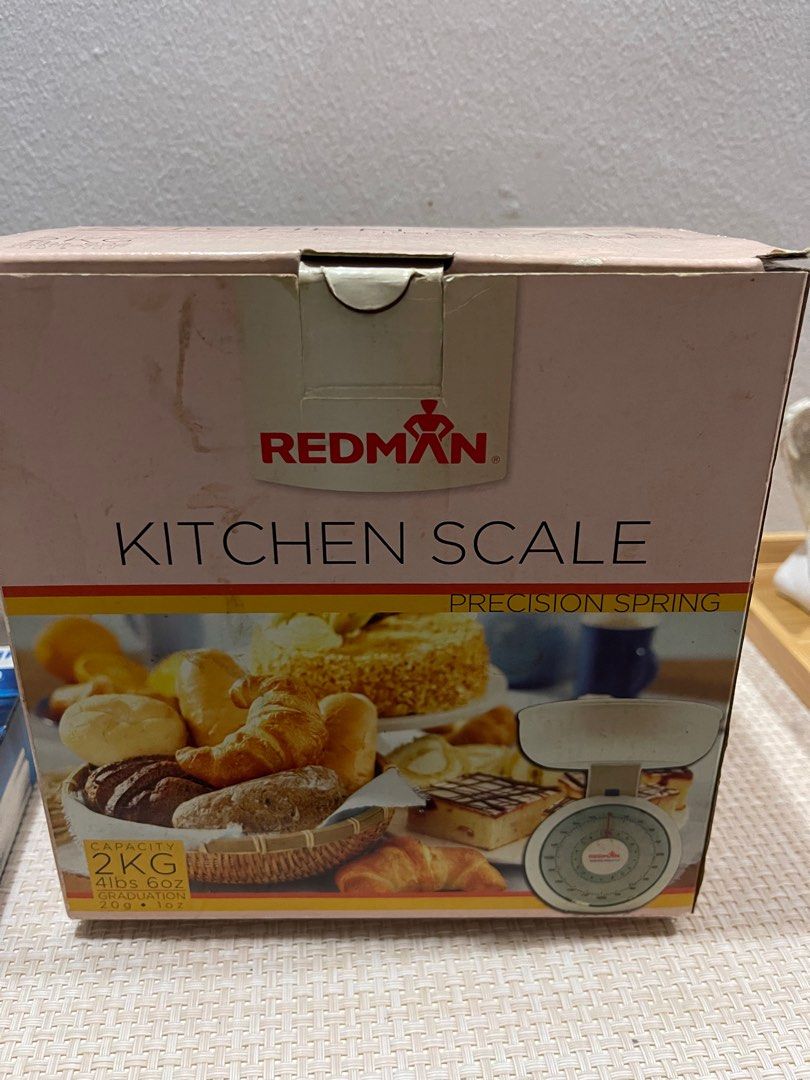 Redman Kitchen Scale Red man weighing scale, Health & Nutrition, Health Monitors & Weighing ...