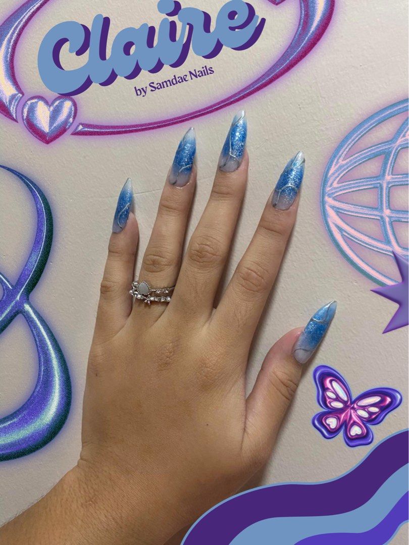 Reusable Handmade press-on nails (customized) (Category: Hands & Nails) located in Marikina City. Submitted by samdaenails (Listing ID 1231931871, Image 3). Description: MADE TO ORDER! 💗 Accepting customized press on nails, the set includes - 10 press-on nails - 2g glue - sticker nail tab - cuticle stick - alcohol tab - instructions on how to apply the nails What are your prices? Prices depend on the design of each press-on set. SHIPPING PROCESS