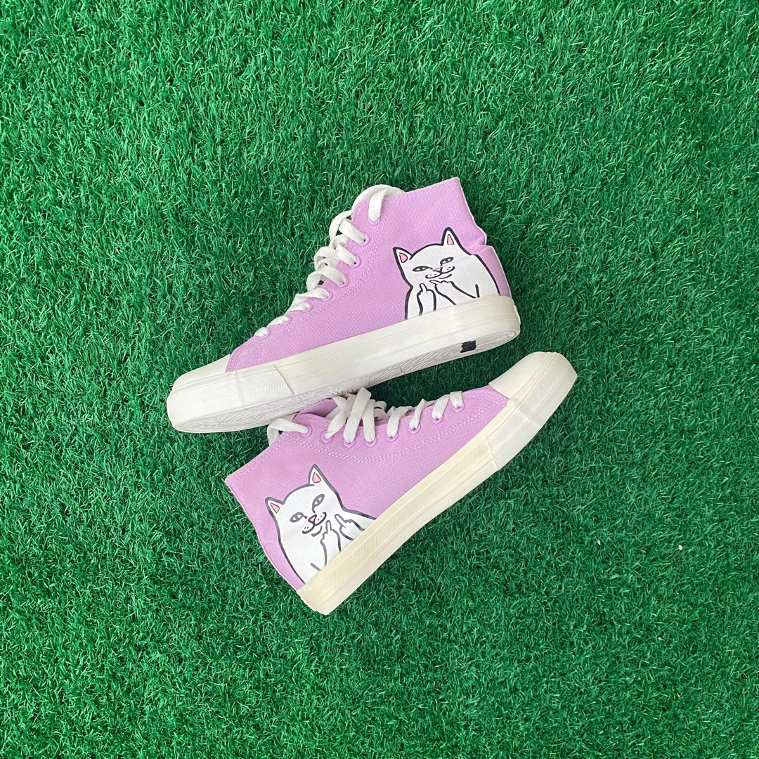 Ripndip Lord Nermal High Top Shoes Lavender Women s Fashion