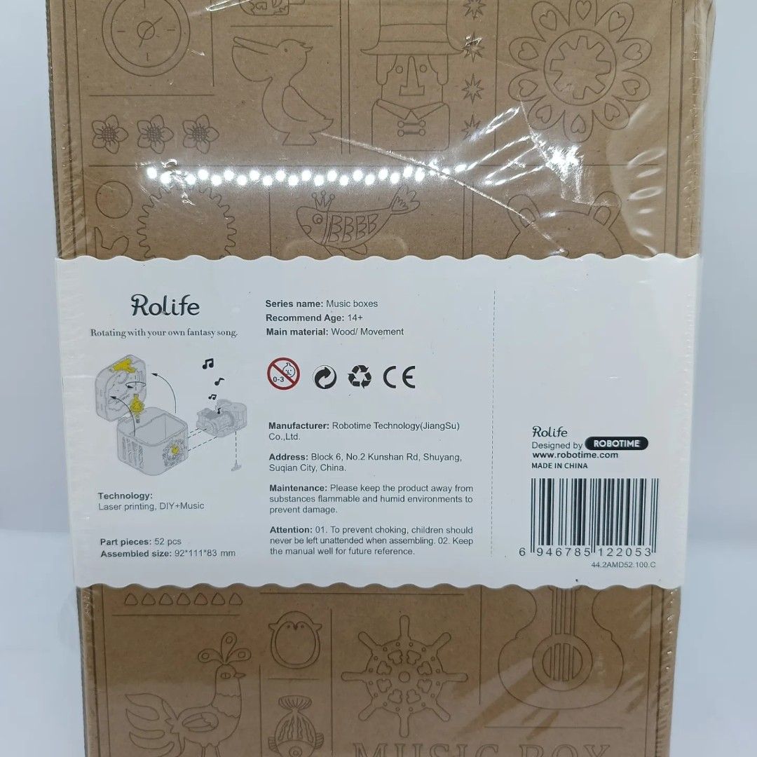 Rolife DIY Dancing Ballerina Music Box, Hobbies & Toys, Toys & Games on