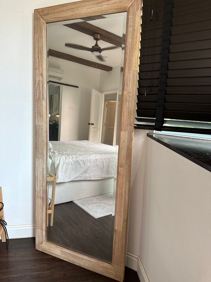 Rustic full length mirror, Furniture & Home Living, Home Decor, Mirrors