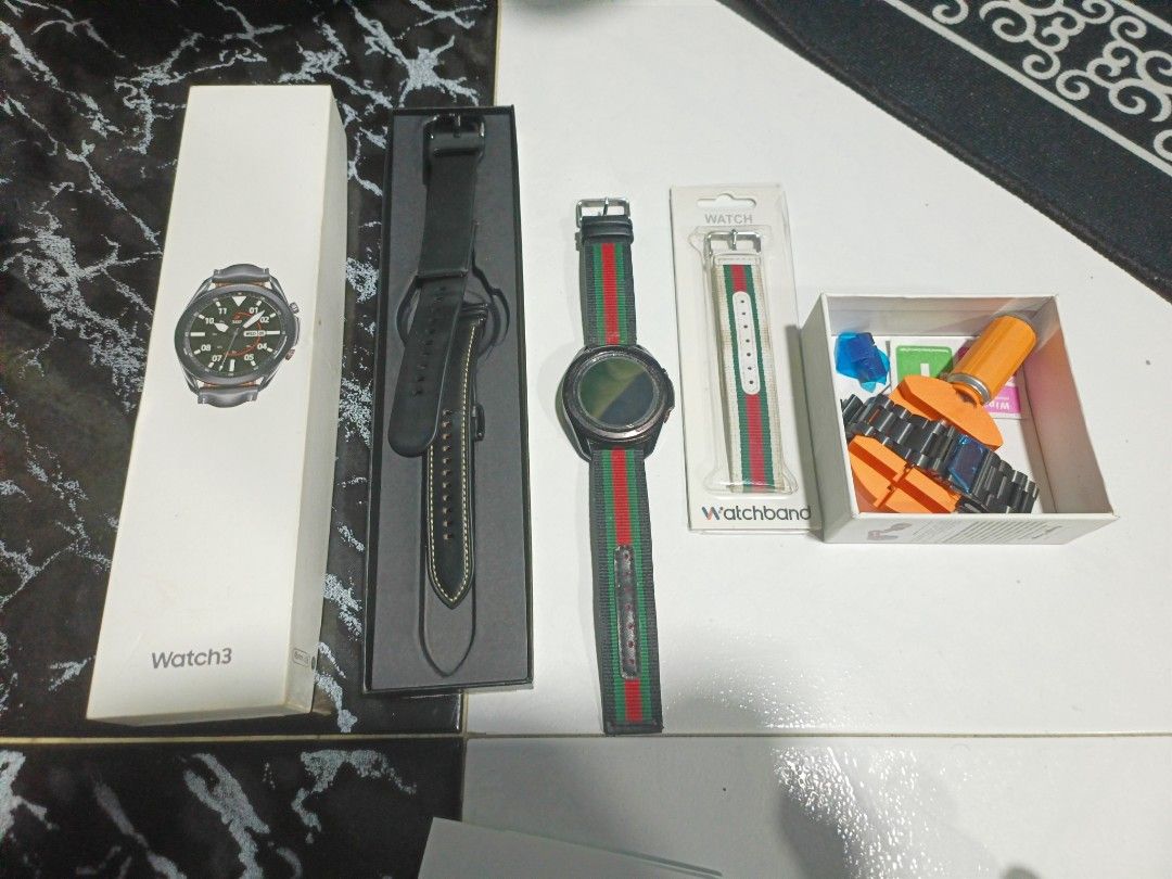 Mens gucci watch bands on sale