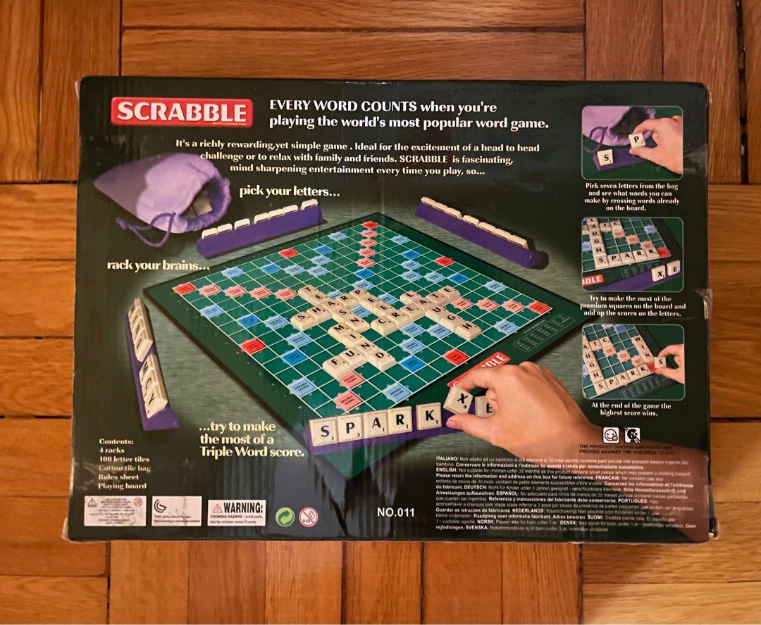 Scrabble, 兒童＆孕婦用品, 嬰兒玩具- Carousell