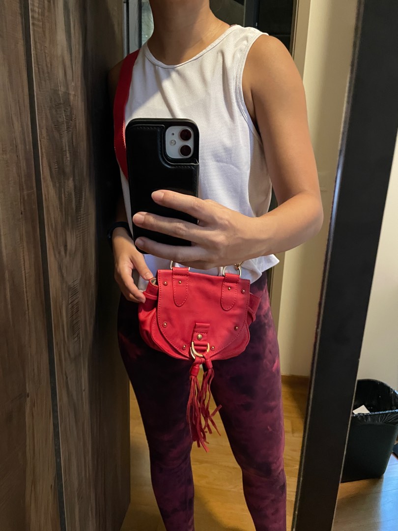 See by chloe red bag discount
