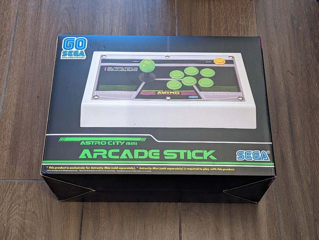 最後一件）全新原廠SEGA Astro City Mini Arcade Stick (歐版）, 電子