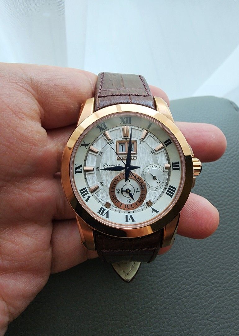 Seiko premier 2025 kinetic perpetual precio