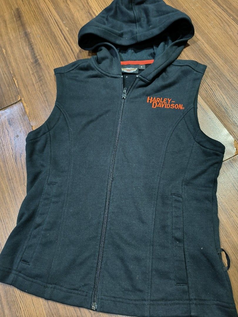 Harley davidson hotsell sleeveless hoodie