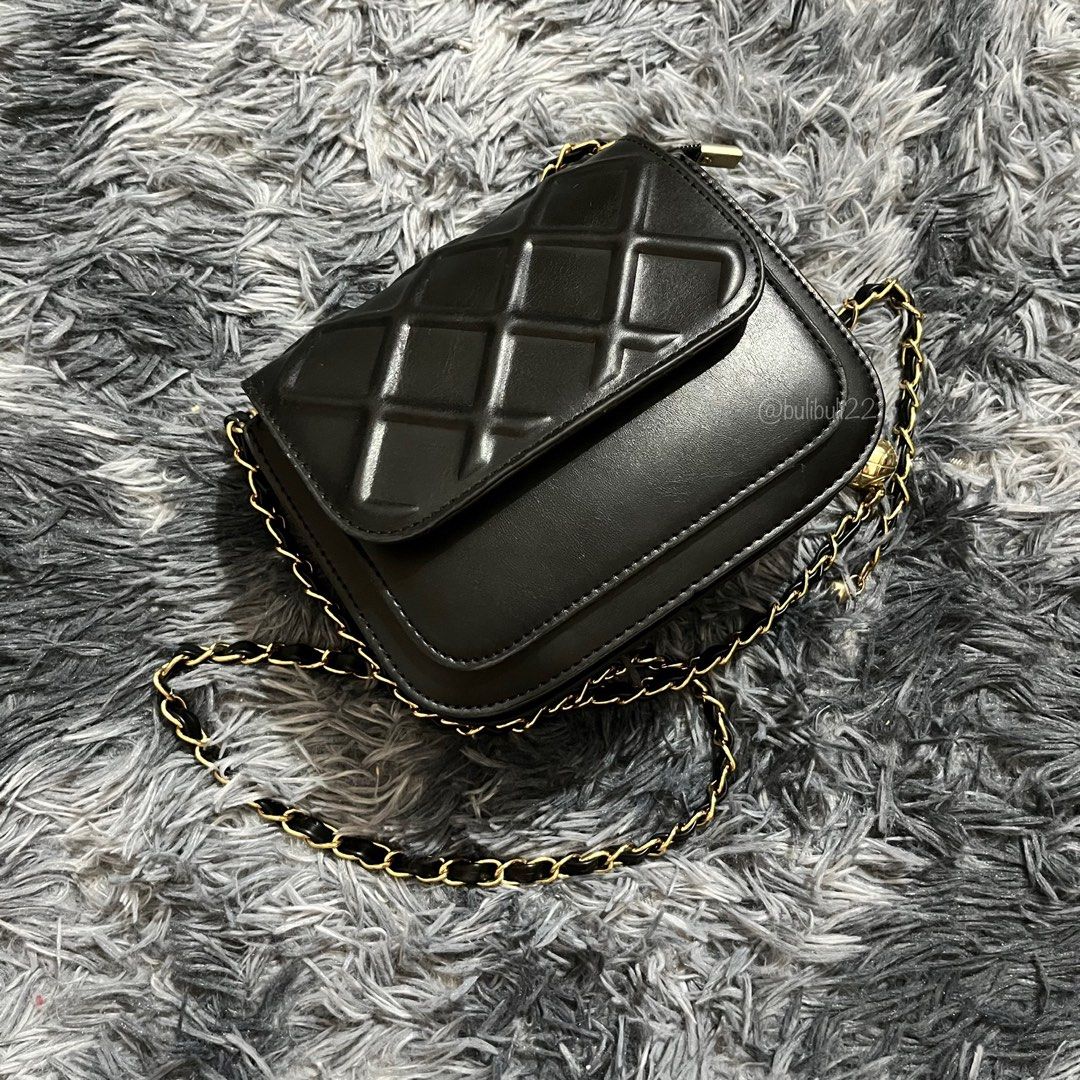 Sling bag fashion good quality black shoulder bag women girl