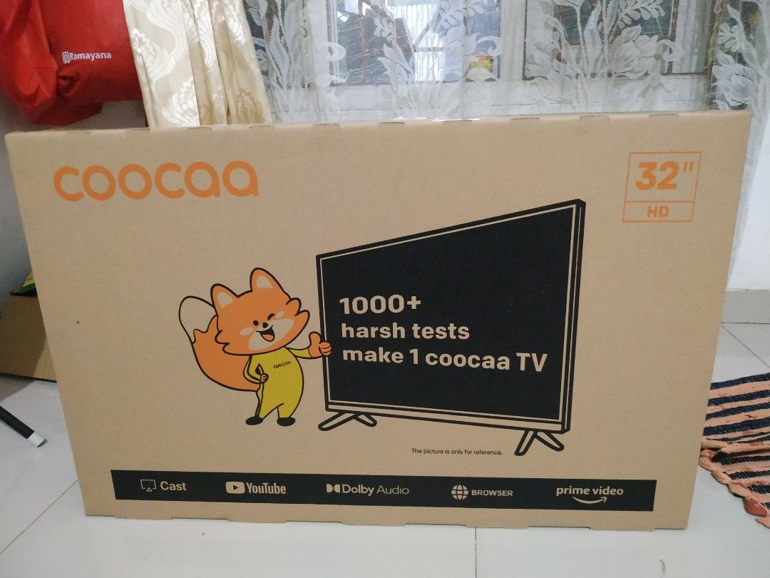 Smart Led Tv Coocaa 32s3u 32 Inch Kondisi Baru Tv Digital And Youtube On