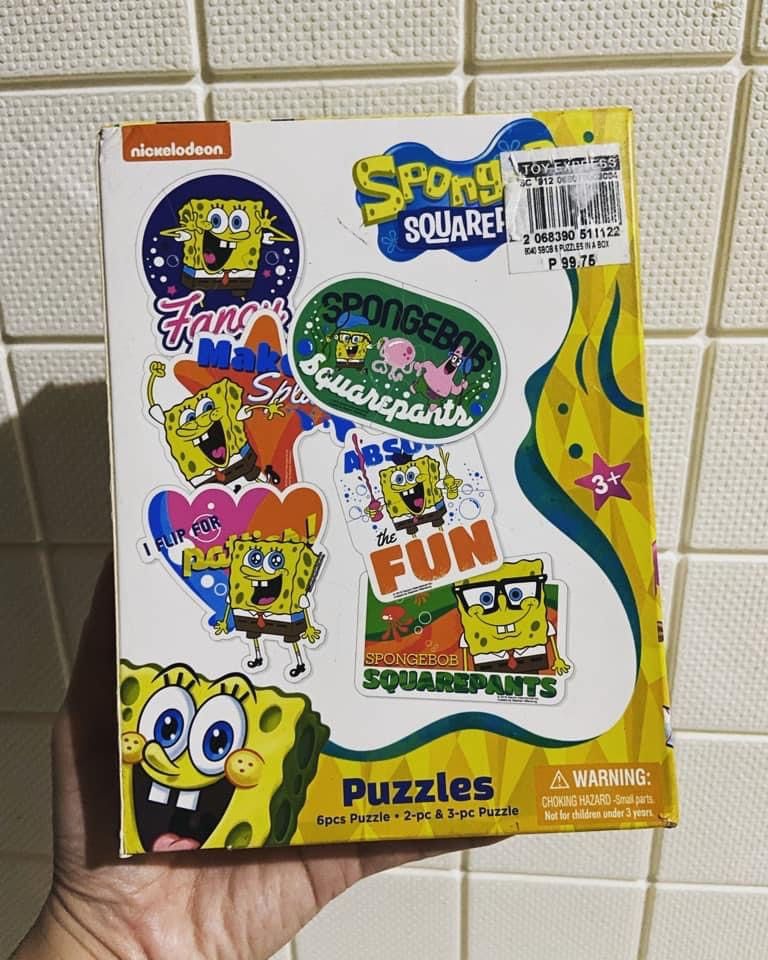 Spongebob puzzles on carousell