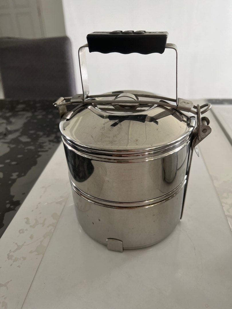Stainless steel food carrier, Everything Else on Carousell